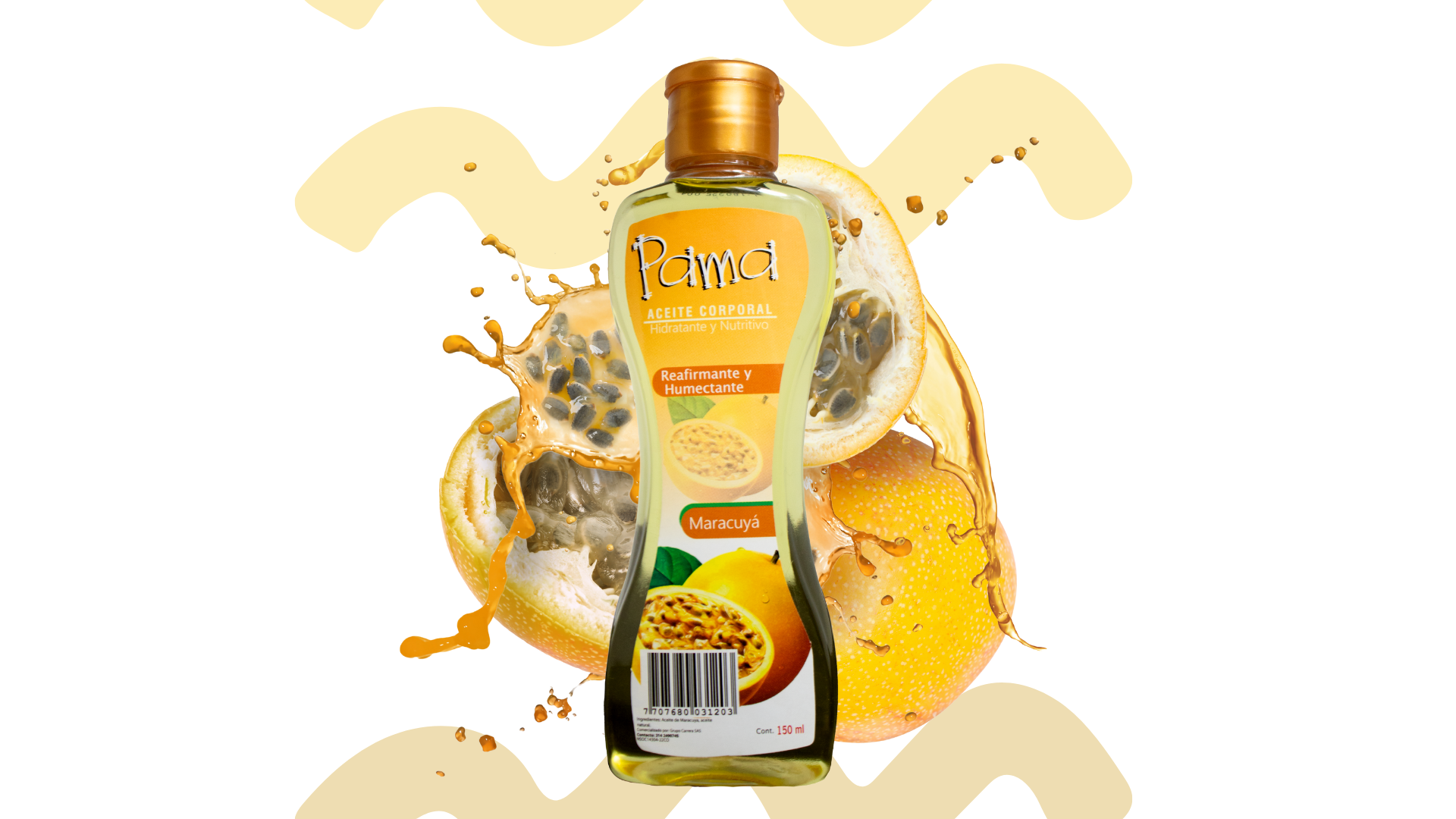 Aceite Corporal Pama Maracuya -150ML